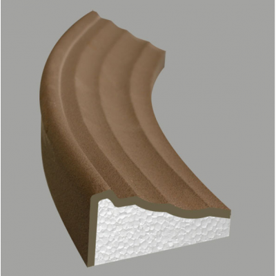 Exterior Light Weight EPS Decoration Eave Parapet Moulding With Dentil Or Corbel