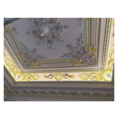 Paintable Resin Fiberglass Plastic Plastic Composite Dubai Hotel Ceiling Cornice Mouldings